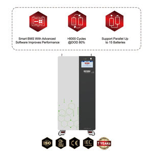 סוללת MOTOMA 51.2V 320Ah 16kWh LiFePO4 ליתיום יון פוספט, 8000 מחזורי פריקה עמוקים, סוללת אחסון אנרגיה סולארית לרצפה/קיר - Product Image 5