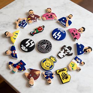 Offre Spéciale : Breloques Croc Thème Football Sportif, Accessoires de Décoration DIY pour Sabots, Fournitures de Boucles de Chaussures Cartoon - Product Image 1