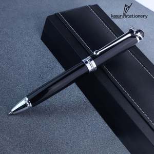 Juego de Bolígrafos Ejecutivos de Lujo de Alta Calidad, Negros, Personalizados, de Metal, con Punta de Bola, para Regalo Publicitario - Product Image 2