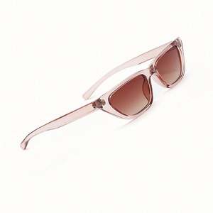 Gafas de Sol de Moda 2020, Color Caramelo Transparente, Protección UV400, Montura Pequeña, Estilo Ojo de Gato, para Mujer - Product Image 5