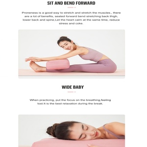 2026 New Yoga Pillow High Density Sponge Detachable and Washable Rectangular Exercise Assistant Tool Eco Friendly New Style - Product Image 3