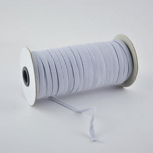 Bandas elásticas planas ajustables de 1/4 pulgadas Banda web de Spandex de poliéster 100% de alta calidad - Product Image 5