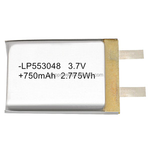 Bis certificate <span class=keywords><strong>3</strong></span>,7 V lipo battery 750 mAh lithium polymer battery for gps electric toys - Product Image 1