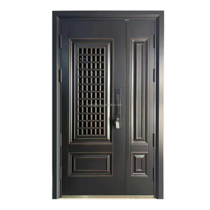 High-End fabbrica diretta in acciaio francese Design moderno con pieghevole stile aperto piccola porta in metallo esterno in acciaio porta - Product Image 1