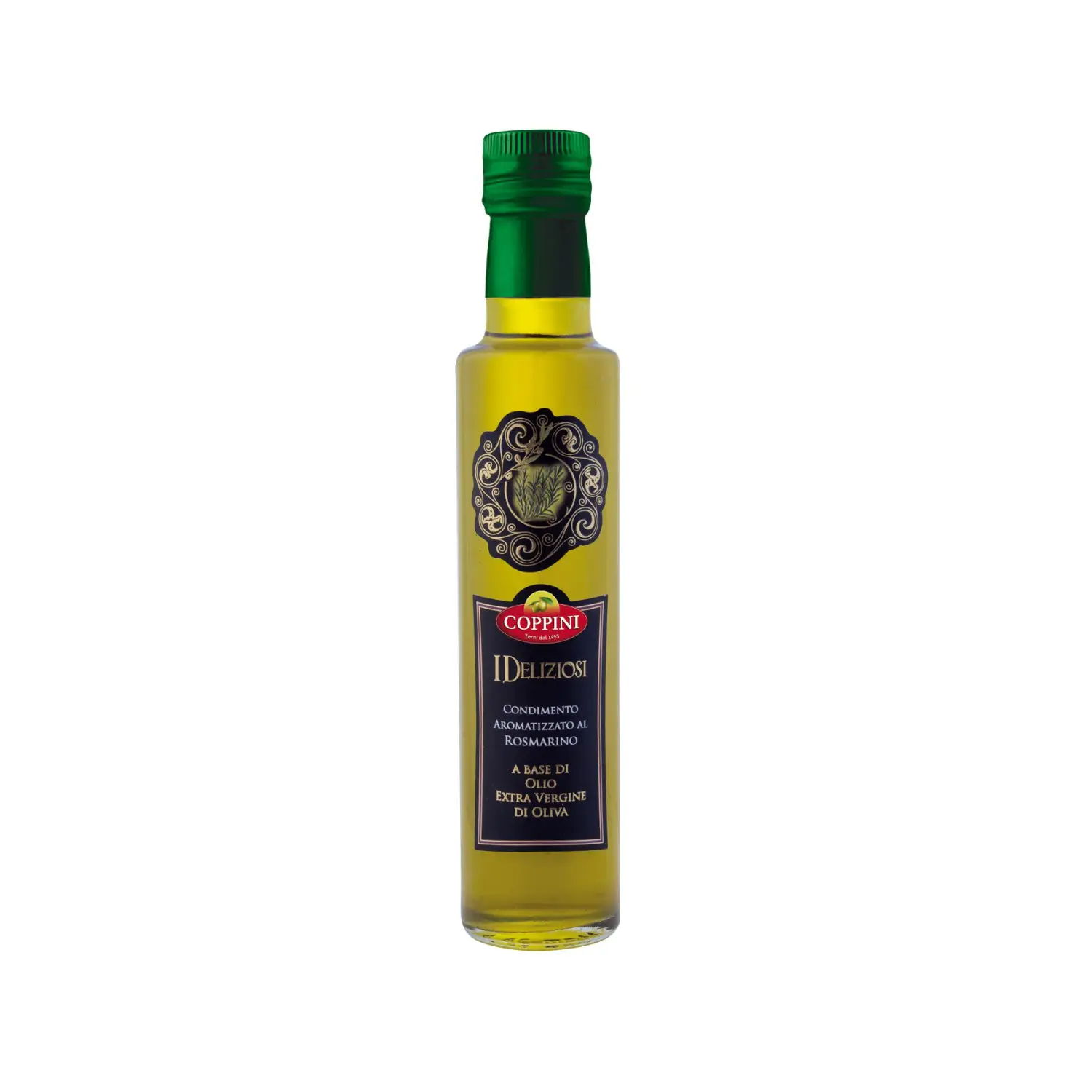 Superior Coppini Rosemary Infused Olive Oil - 0.25L Of 100% EVO - The Ideal Companion For Pasta Dishes