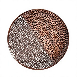 Customized Brass Decorative Drink Coaster Set Heat Resistant Eco-Friendly Features for Dining Table Protection Home Office Use - Product Image 4