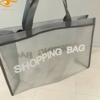 Sac fourre-tout en nylon grande capacité, pliable, écologique, pour usage quotidien, plage et shopping, Golden Eyes, taille personnalisée, avec lettres