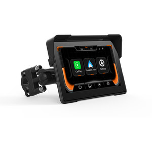 7 pouces étanche IP67 GPS navigateur Carplay Android Auto Support miroir lien TPMS BT connexion tactile <span class=keywords><strong>Navigation</strong></span> pour vélo - Product Image 1