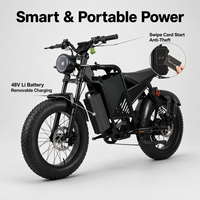 Nouveauté : Vélo électrique haute vitesse 500W avec pneus larges 20*4.0, freins à disque avant et arrière, norme d'exportation