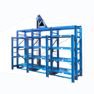 Hongji Étagères industrielles en acier sans boulon à usage moyen à 5 couches personnalisées Protection contre la corrosion Système de rayonnage de stockage de palettes - Product Image 5