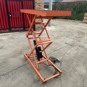 JUNCHI JUNCHI-01 petite <span class=keywords><strong>table</strong></span> élévatrice hydraulique électrique/tabouret pour la décoration de l'application de carrelage de construction murale 200kg ascenseur - Product Image 1
