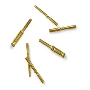 Pinos de contato de crimpagem variados por atacado OEM/ODM peças de encaixe para máquinas CNC banhadas a ouro peças de latão