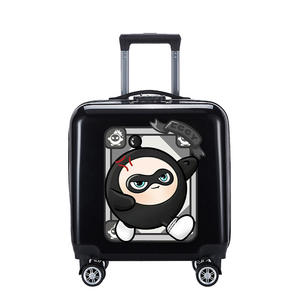 Equipaje de mano unisex para niños, caja de embarque para fiesta de niño huevo PC, estudiante de escuela primaria, Spinners de dibujos animados con contraseña - Product Image 4