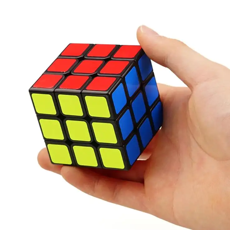 2022 Amazon Hot Selling Third-order Stickers Children's Educational Toys Puzzle Cube Game Magic Cube 3x3x3