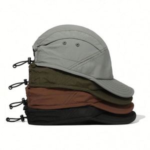 Quick Dry 5 Panel <b>Hats</b> Waterproof Baseball Unstructured Curved Visor Sports Cap <b>Mens</b> <b>Sun</b> <b>Hat</b> for Outdoor Promotion Gift - Product Image 1