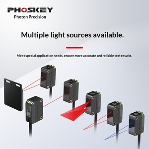 مستشعر كهروضوئي عاكس مربع الشكل PG6-D100 10-100 مم مع خاصية إخماد الضوء الخلفي PNP NPN NO NC 12-24 فولت تيار مستمر - Product Image 6