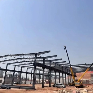 2026 In Promozione Sala d'asta per bestiame con struttura in acciaio personalizzata, officina e magazzino mangimi - Product Image 5