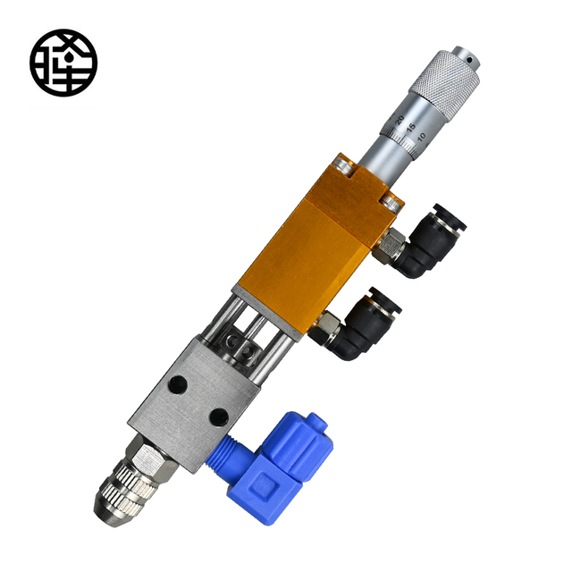DJF-13 Needle Single Fluid Dispensing Valve, Micrometer Adjustable Small Flow Precision Dispensing Machine Accessory