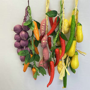 Queyiyi Fleurs et Légumes Artificiels Série Récolte Décoration Suspendue Extérieur Maison Accessoires de Mariage - Product Image 1