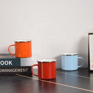 Camping extérieur thé 12cm Design classique Logo personnalisé rétro automne tasse en céramique 350ml épaissi Portable café automne tasse cadeau - Product Image 4