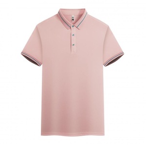 เสื้อโปโล เสื้อยืด สีดำ ใส่ได้ทั้งชายและหญิง ชุดทำงานฤดูร้อน สวมใส่สบาย มีโลโก้ให้เลือก - Product Image 5