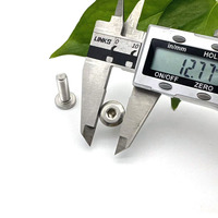 M2 M2.5 M3 M4 M5 M6 M8 Acier inoxydable SS304 Vis à métaux à tête plate et à six pans creux à profil bas