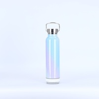 Botol Air Minum 2026 Emerit Grosir Kustom Pintar 600ml Dinding Ganda 18/8 Baja Tahan Karat Vakum Terisolasi dengan Speaker Bluetooth Musik