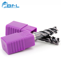 BFL-Fresa de extremo de carburo, Fresa de extremo de 4 flautas para molinos de extremo de carburo CNC de acero, 2, 3 y 4 flauta, molino de máquina de tungsteno