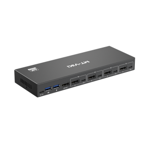 <span class=keywords><strong>Commutateur</strong></span> <span class=keywords><strong>KVM</strong></span> <span class=keywords><strong>DisplayPort</strong></span> 8K MT-VIKI 4 entrées 1 sortie DP1.4 avec 4 ports USB 3.0 pour partager 1 moniteur, clavier, souris, clé USB, imprimante - Product Image 2