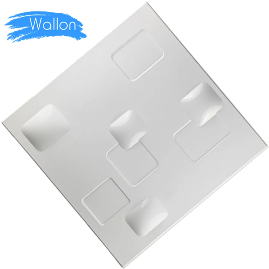 Good Quality Silver 3D LED Light Cover Beautiful Light Weight And Insect Proof 3D Wall Panel For School