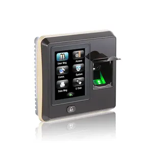 WEB Server cloud software zk SF300 optional RFID card Touch screen fingerprint door access control