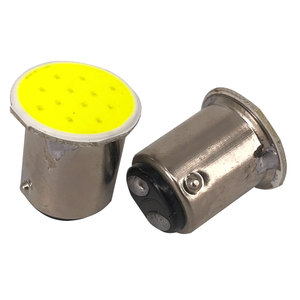 อะไหล่รถยนต์ญี่ปุ่น 1157 Ba15d หลอดไฟ LED สว่างสำหรับไฟเบรก P21W หลอดไฟถอยหลัง หลอดไฟเบรก COB 12 SMD ไฟจอดรถ - Product Image 5