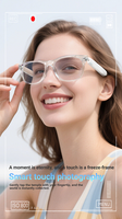 F16 personnalisé BT Wifi écouteur Intelligent verre enregistrement affichage Audio traduction visuelle sport lunettes de soleil lunettes intelligentes