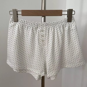 Brandy Zweiteiliges Nachtwäsche-Set aus reiner Baumwolle Camisole Shorts T-Shirt mit Rundhals ausschnitt Lange Hosen Lounge wear Floral für Damen bekleidung - Product Image 5