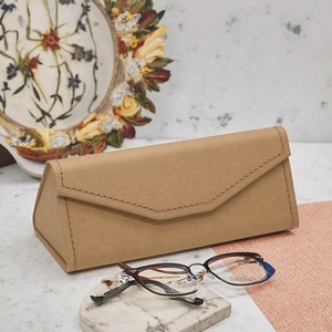 ECO-Friendly Natural Kraft Paper <b>Sunglasses</b> <b>Case</b> Foldable Triangle <b>Sunglasses</b> <b>Case</b> Custom Eyeglass Holder <b>Sunglass</b> Eyewear <b>Case</b> - Product Image 1