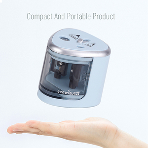 <span class=keywords><strong>Taille</strong></span>-<span class=keywords><strong>crayon</strong></span> <span class=keywords><strong>électrique</strong></span> Tenwin 8004 à double trou, <span class=keywords><strong>taille</strong></span>-<span class=keywords><strong>crayon</strong></span> automatique en plastique pour enfants et vacances - Product Image 4