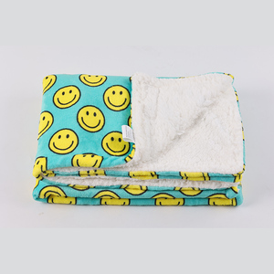 Haustierbett-Zubehör Modische Luxus Maßgefertigte Hundedecke Sherpa Warm Weich Waschbar Hundemuster-Decke - Product Image 5