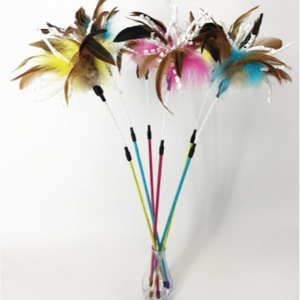 Espiral Turquía pluma <span class=keywords><strong>Teaser</strong></span> gato juguetes campana mordedura resistente interactivo gato <span class=keywords><strong>Teaser</strong></span> varita - Product Image 1