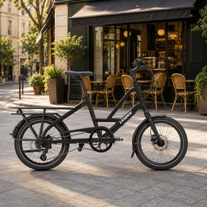 Bicicleta de Carga Compacta OEM de 20 Pulgadas con Cuadro de Aluminio, 8 Velocidades y Frenos de Disco Hidráulicos para Venta al Por Mayor - Product Image 2