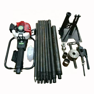 QTZ-2 소형 휴대용 토양 조사 시추 기계 15 m 깊이 핸드 헬드 충격 토양 샘플링 시추 장비 - Product Image 1