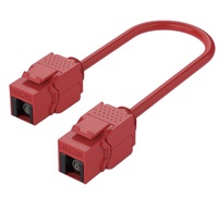 Kabel LAN solusi 24-23awg kawat terhubung ke FTP Keystone Jack + 8P8C Modular Plug CAT6 Converter