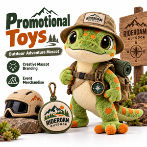 Mascota de Peluche Personalizada para Clubes de Conducción Todoterreno, Personaje de Peluche con Logotipo Impreso para Eventos de Fin de Semana, Kit de Artículos Promocionales, Juguetes - Product Image 1