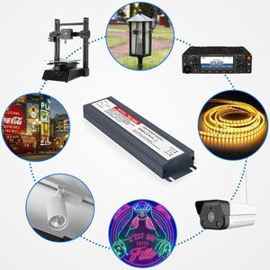 Alimentation <span class=keywords><strong>LED</strong></span> <span class=keywords><strong>12V</strong></span> 5A 60W, <span class=keywords><strong>transformateur</strong></span> <span class=keywords><strong>LED</strong></span> étanche IP67 (AC 110-220V vers <span class=keywords><strong>12V</strong></span>/24V) <span class=keywords><strong>avec</strong></span> prise 3 broches - Product Image 5