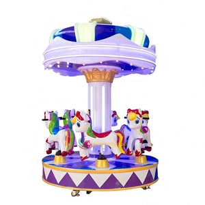 New Outdoor <b>Horse</b> <b>Carousel</b> with 6 Seats for Amusement Parks & Shopping Malls Family-Friendly Fiberglass Ride - Product Image 5