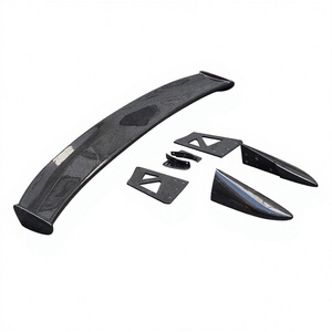 Aileron arrière en carbone, becquet de coffre, aileron de type Ducktail pour Honda Civic FD2 JDM TR M Type 8ème génération 2006-2011, style automobile - Product Image 1