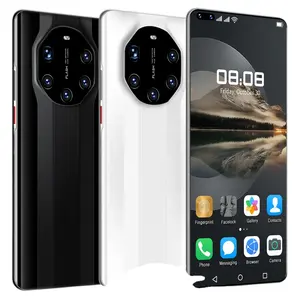 Mate40 रुपये 7.1 इंच 5G चलो सेलफोन पांच कैमरा एंड्रॉयड स्मार्टफोन 12 + 512GB MTK6889Ultra Unibody दोहरी सिम मोबाइल फोन