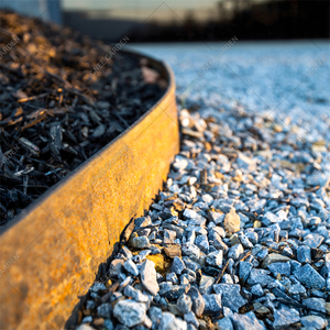 Colorful Vibrant Steel Plastic Flower Bed <b>Border</b> Rectangle <b>Garden</b> Accent - Product Image 6