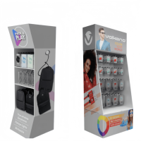 Support d'affichage pour écouteurs Ray Custom, câbles de données Type C, présentoir en carton pour produits électroniques, pour magasin de téléphonie mobile