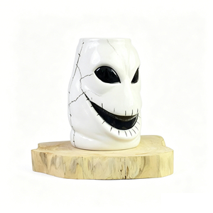 Pesadilla antes de Navidad Oogie Boogie Tiki Mug Spooky Cerámica de inspiración vintage para vino y cócteles tropicales Uso en fiestas - Product Image 4