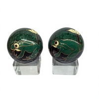 Boules de massage manuelles traditionnelles chinoises Shouxing en fer creux avec sonnerie pour soulager le stress
